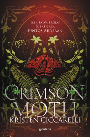 Crimson Moth: Ella Salva Brujas. &Eacute;l Las Caza. Juntos Arder&aacute;n. El Romantasy Que T E Conquistar&aacute; / Heartless Hunter: The Crimson Moth image number 0
