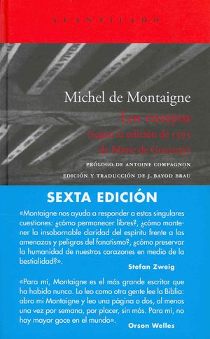 Los ensayos / The Essays : Segun la edicion de 1595 de Marie De Gournay / According to the 1595 Edition of Marie De Gournay image number 0