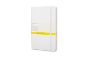 Moleskine Classic Notebook, Large, Squared, White, Hard Cover image number 0