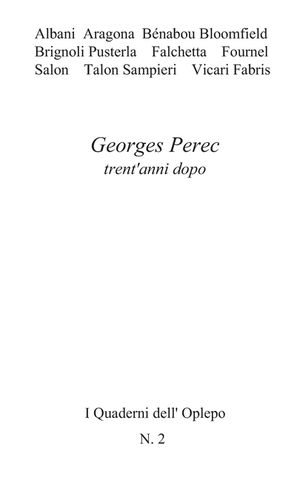 Georges Perec trent'anni dopo image number 0