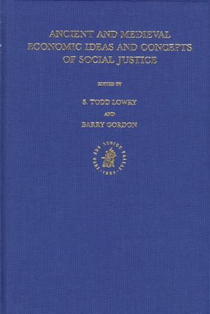 Ancient and Medieval Economic Ideas and Concepts of Social Justice image number 0