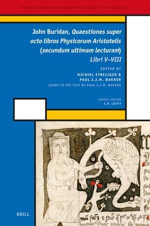 Iohannis Buridani Quaestiones Super Octo Libros Physicorum Aristotelis. Books V-VIII image number 0