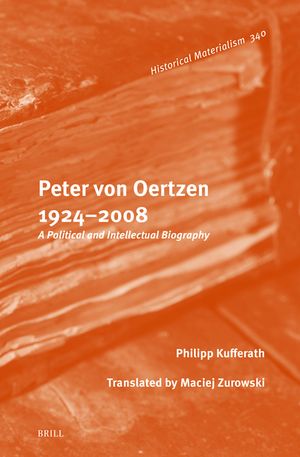 Peter Von Oertzen 1924-2008: A Political and Intellectual Biography image number 0