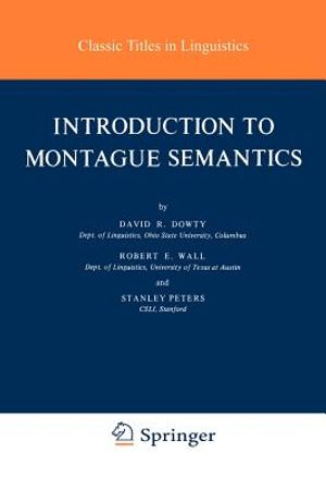 Introduction to Montague Semantics image number 0