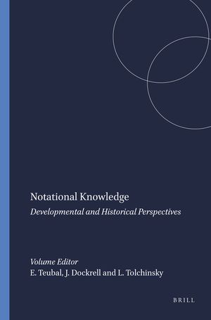 Notational Knowledge: Developmental and Historical Perspectives image number 0