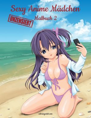 Sexy Anime M&auml;dchen Unzensiert Malbuch 2 image number 0