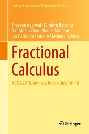Fractional Calculus: Icfda 2018, Amman, Jordan, July 16-18 image number 0