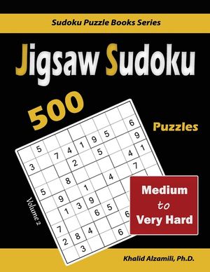 Jigsaw Sudoku: 500 Medium to Very Hard image number 0