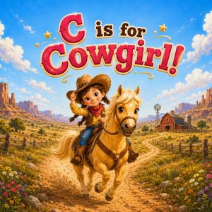 C is for Cowgirl!: A Wild West Alphabet Adventure for Kids image number 0