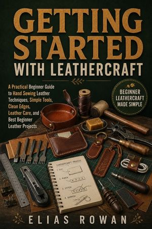 Getting Started with Leathercraft: A Practical Beginner Guide to Hand Sewing Leather Techniques, Simple Tools, Clean Edges, Leather Care, and Best Beg image number 0