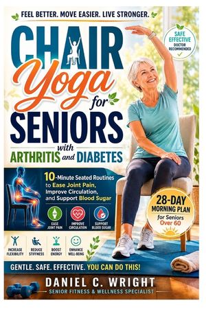 Chair Yoga for Seniors with Arthritis and Diabetes: Arthritis, diabetes, chair yoga, stretching exercises, calisthenics, seniors, beginners, workout t image number 0