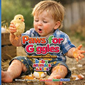 Paws for Giggles (Baby Animals & Kids): Fun Meme Collection image number 0