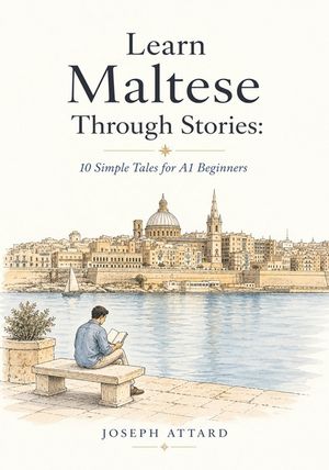 Learn Maltese Through Stories: 10 Simple Tales for A1 Beginners: Build Grammar, Vocabulary, and Conversation Skills Through Maltese Stories For A1 Lev image number 0