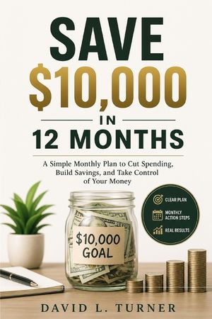 Save $10,000 in 12 Months: A Simple Monthly Plan to Cut Spending, Build Savings, and Take Control of Your Money image number 0