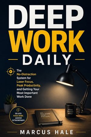 Deep Work Daily: The No-Distraction System for Laser Focus, Peak Productivity, and Getting Your Most Important Work Done image number 0
