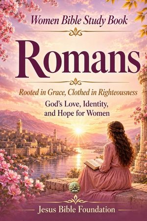 Women Bible Study Book Romans: Rooted in Grace, Clothed in Righteousness: God's Love, Identity, and Hope for Women image number 0