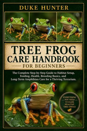 Tree Frog Care Handbook for Beginners: The Complete Step-by-Step Guide to Habitat Setup, Feeding, Health, Breeding Basics, and Long-Term Amphibian Car image number 0