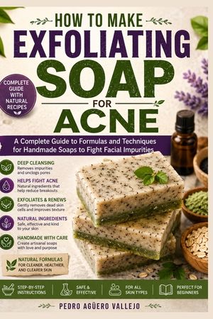 How to Make Exfoliating Soap for Acne: Complete Guide to Handmade Soap Formulas and Techniques to Help Fight Facial Impurities image number 0