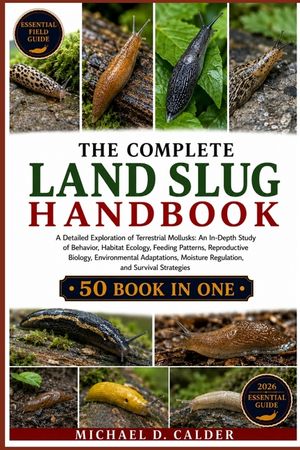 The Complete Land Slug Handbook: A Detailed Exploration of Terrestrial Mollusks: An In-Depth Study of Behavior, Habitat Ecology, Feeding Patterns, Rep image number 0