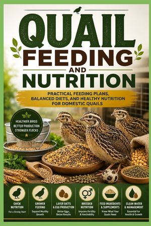 Quail Feeding and Nutrition: Practical Feeding Plans, Balanced Diets, and Healthy Nutrition for Domestic Quails image number 0