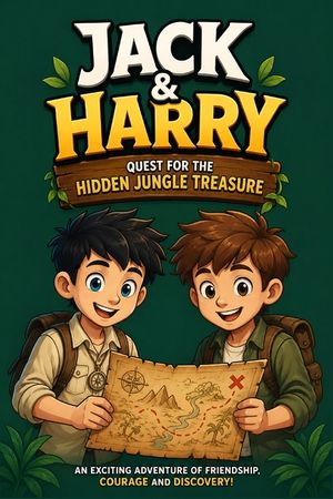 Jack & Harry: Quest for the Hidden Jungle Treasure An Exciting Chapter Book for Kids Ages 8-12 Great for boys and girls image number 0