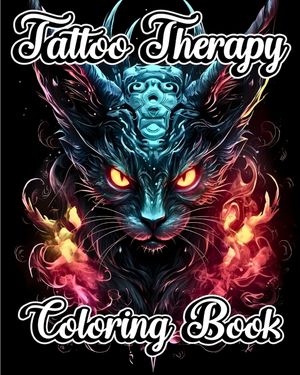 Tattoo Therapy Coloring Book: Adult Coloring Book with Beautiful Tattoos for Stress Relief and Relaxation image number 0