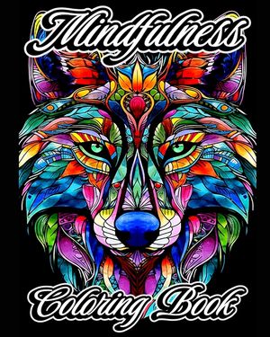 Mindfulness Coloring Book: Aesthetic Patterns with Easy Stress Relief Animal Mandala Designs for Adults. image number 0
