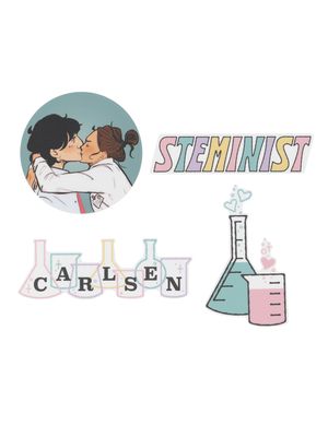 Ali Hazelwood: The Love Hypothesis Stickers - Sticker Set of 4 image number 0