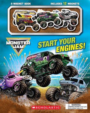 Monster Jam: Start Your Engines! a Magnet Book image number 0