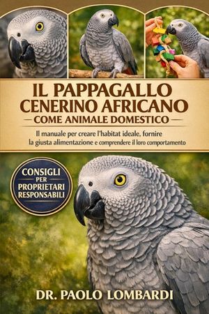 Il Pappagallo Cenerino Africano come Animale Domestico: Il manuale definitivo per costruire l'habitat perfetto, fornire un'alimentazione adeguata e co image number 0