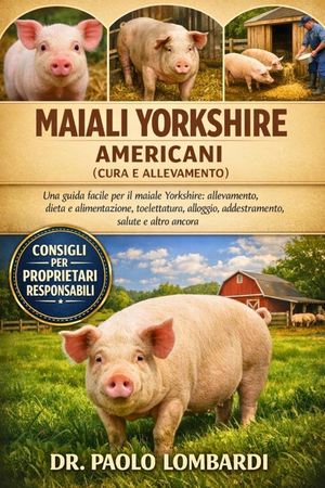 Maiali Yorkshire Americani (Cura e Allevamento): Una guida facile per Maiale Yorshire, allevamento, dieta, alimentazione, toelettatura, alloggio, adde image number 0