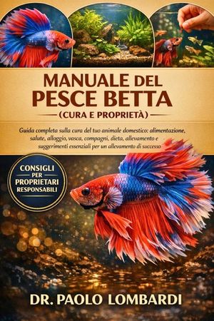 Manuale Del Pesce Betta (Cura E Propriet&agrave;): Guida completa sulla cura del tuo animale domestico, alimentazione, salute, alloggio, vasca, compagni, die image number 0