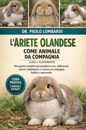 L'Ariete Olandese come Animale da Compagnia (Cura e Allevamento): Una guida completa per prendersi cura, addestrare, nutrire, toelettatura e crescere image number 0