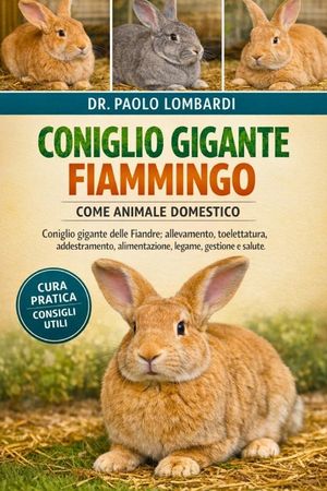 Coniglio Gigante Fiammingo Come Animale Domestico: coniglio gigante delle Fiandre: allevamento, toelettatura, addestramento, alimentazione, legame, ge image number 0