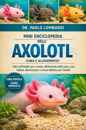 Mini Enciclopedia dell'Axolotl (Cura e Allevamento): Libro sull'Axolotl: pro e contro, allestimento della vasca, cura, habitat, alimentazione e risors image number 0