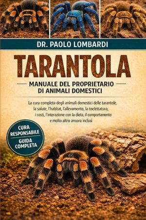 Tarantola Manuale del Proprietario Di Animali Domestici: La cura completa degli animali domestici delle tarantole, la salute, l'habitat, l'allevamento image number 0