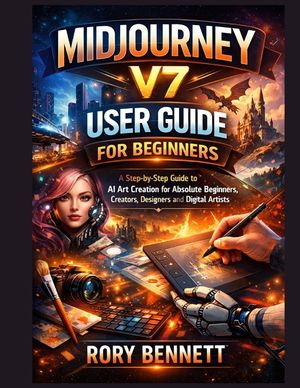 Midjourney V7 User Guide for Beginners: A Step-by-Step Guide to AI Art Creation for Absolute Beginners, Creators, Designers, and Digital Artists image number 0