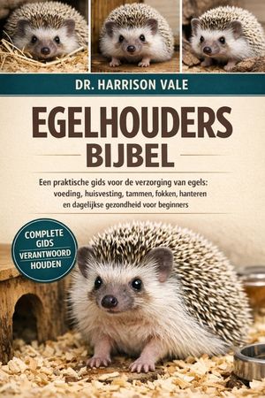 Egelhoudersbijbel: Een praktische gids voor de verzorging van egels: voeding, huisvesting, tammen, fokken, hanteren en dagelijkse gezondheid voor begi image number 0