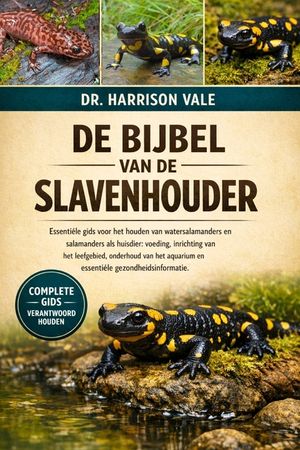 de Bijbel Van de Slavenhouder: Essenti&euml;le gids voor het houden van watersalamanders en salamanders als huisdier: voeding, inrichting van het leefgebie image number 0