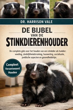 de Bijbel Van de Stinkdierenhouder: De complete gids voor het houden van een stinkdier als huisdier: voeding, zindelijkheidstraining, huisvesting, soc image number 0