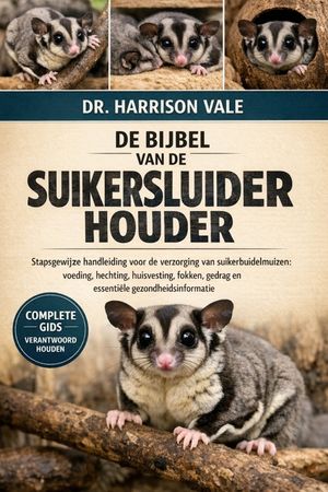 de Bijbel Van de Suikersluiderhouder: Stapsgewijze handleiding voor de verzorging van suikerbuidelmuizen: voeding, hechting, huisvesting, fokken, gedr image number 0