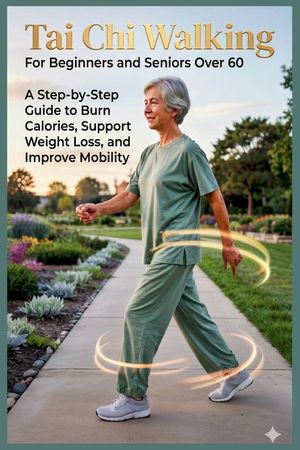 Tai Chi Walking for Beginners and Seniors Over 60: A Step-by-Step Guide to Burn Calories, Support Weight Loss, and Improve Mobility image number 0