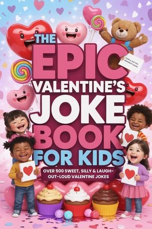 The Epic Valentine's Joke Book For Kids: Over 500 Sweet, Silly & Laugh-out-loud Valentine Jokes (Valentine's Day Gifts For Kids) image number 0