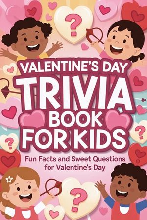 Valentine's Day Trivia Book For Kids: Fun Facts and Sweet Questions for Valentine's Day image number 0