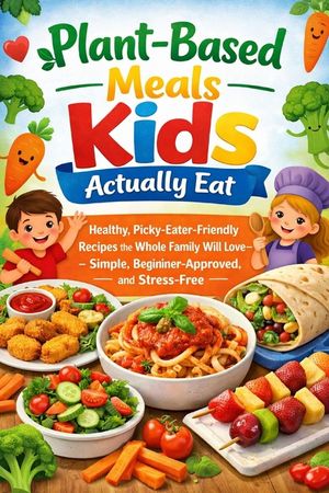Plant-Based Meals Kids Actually Eat: Healthy, Picky-Eater-Friendly Recipes the Whole Family Will Love - Simple, Beginner-Approved, and Stress-Free image number 0