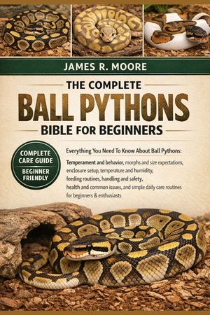 The Complete Ball Pythons Bible for Beginners: Everything You Need To Know About Ball Pythons: Temperament and behavior, morphs and size ...handling a image number 0