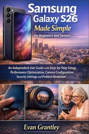 Samsung Galaxy S26 Made Simple for Beginners and Seniors: An Independent User Guide with Step-by-Step Setup, Performance Optimization, Camera Configur image number 0