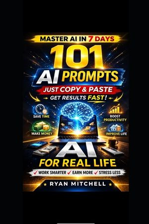 AI for Real Life: 101 Ready-to-Use AI Prompts to Save Time, Work Smarter and Boost Productivity in Everyday Life A Practical Beginner-Friendly Guide t image number 0