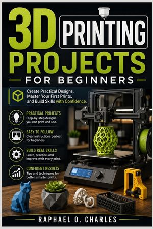 3D Printing Projects for Beginners: Create Practical Designs, Master Your First Prints, and Build Skills with Confidence image number 0