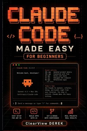 Claude Code Made Easy for Beginners: Practical Guide to AI Models, Vibe Coding, Apps, Tools, Agents, Projects, Build Intelligence Systems, Automate Wo image number 0